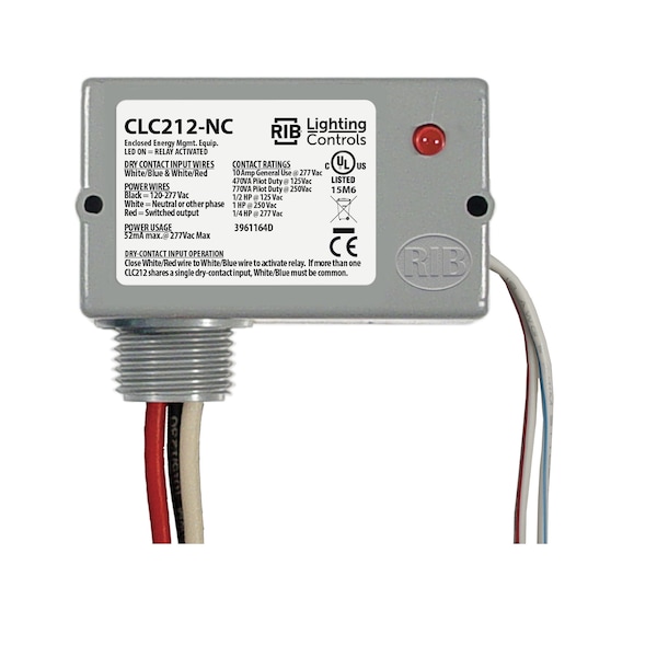 Functional Devices-Rib Closet Light Controller Relay, 10 Amp SPST-N/C, Separated Class 2 Dry CLC212-NC - main
